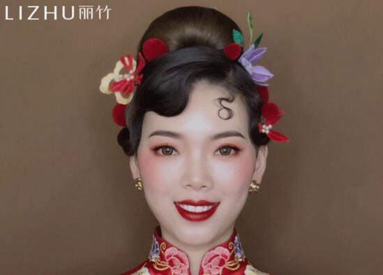 麗竹彩妝作品|中國古風(fēng)造型，不負(fù)一世韶光