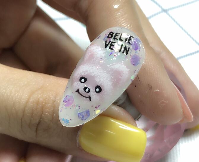 南寧美甲學(xué)校：甜甜的美甲款式