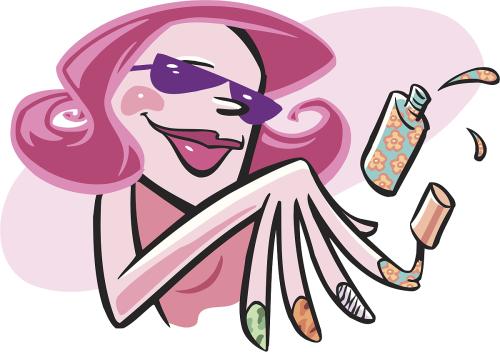 南寧美甲學(xué)校：指甲油涂到肉怎么辦