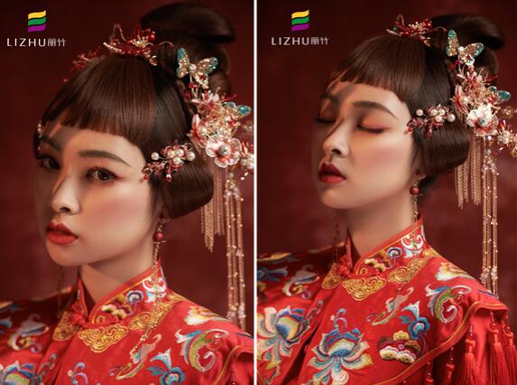 中式秀禾新娘，廣西正規(guī)化妝培訓(xùn)大放國風(fēng)魅力