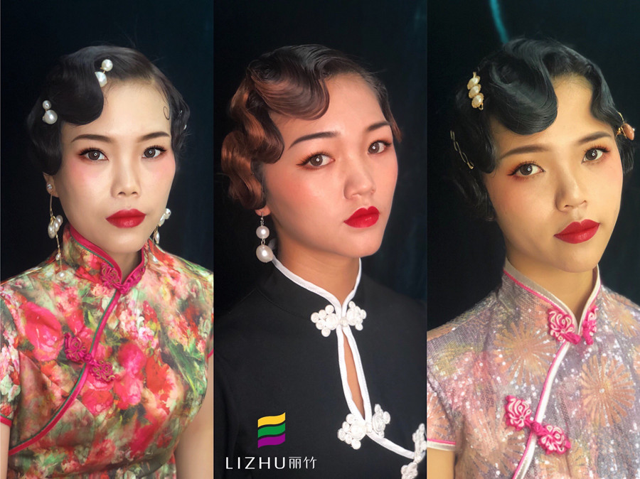 旗袍民國風造型，告訴你南寧學彩妝哪家教得好