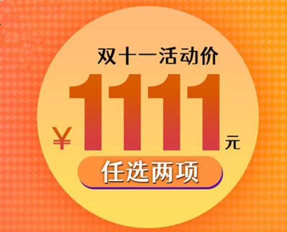 僅需1111元，兩門黃金課程任你選