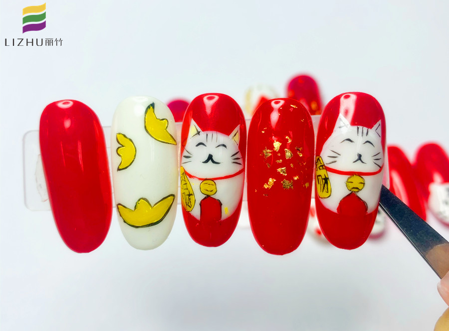 新年美甲，南寧專業(yè)美甲學校作品