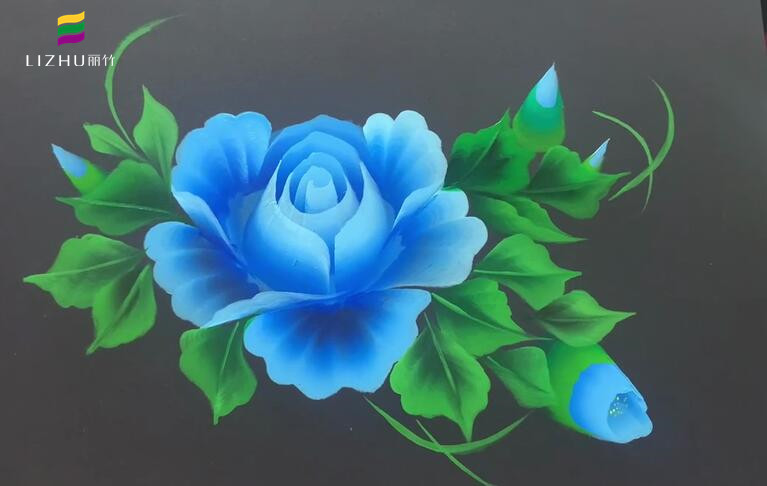排筆彩繪美甲 ，南寧美甲學(xué)校學(xué)員作品