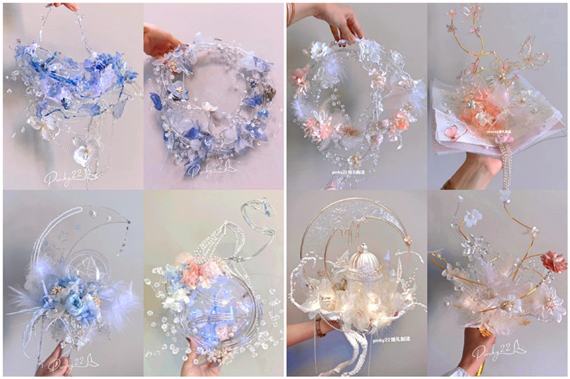 仙女新娘手捧花，南寧插花花藝培訓(xùn)邀你共賞