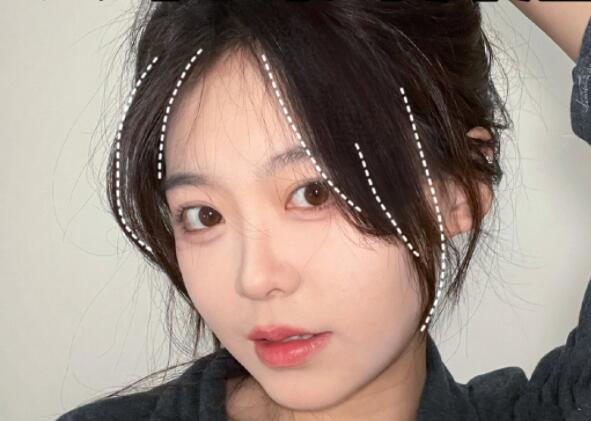 圓臉妹紙必學(xué)的八字劉海教程，南寧美發(fā)培訓(xùn)機(jī)構(gòu)分享