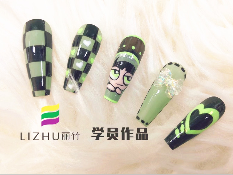 學(xué)美甲需要多長時間？看看麗竹美甲學(xué)校學(xué)員作品就知道了