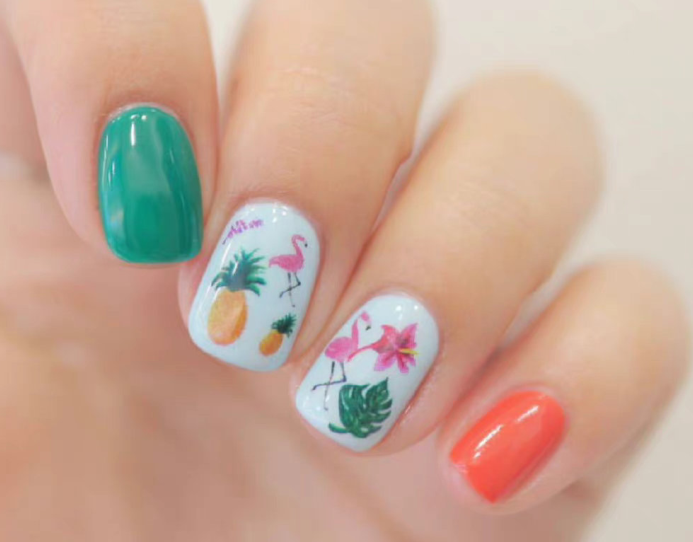 卡通彩繪美甲，南寧美甲教學網紅款分享