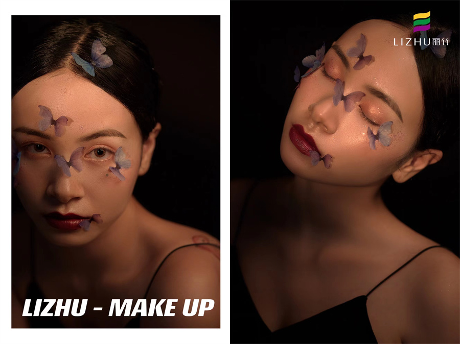 公主造型、輕奢復古造型?、蝴蝶寫真造型-南寧化妝職業(yè)技術學校作品