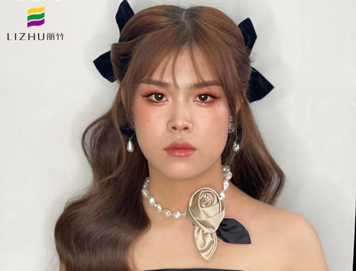 時(shí)尚禮服造型，廣西教化妝專業(yè)作品