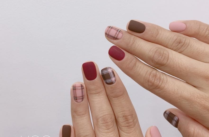 格紋美甲，廣西美甲培訓排行前三推薦