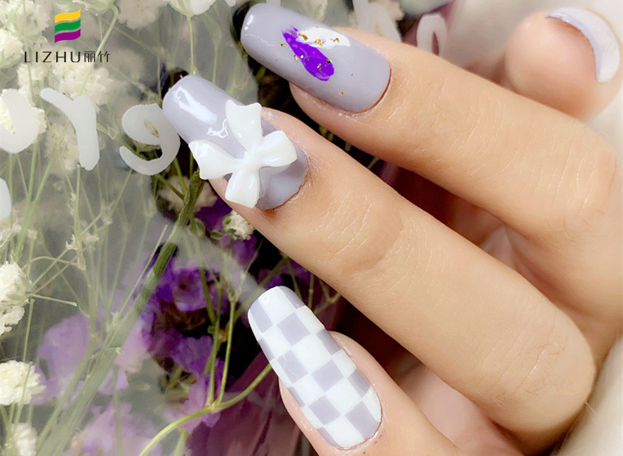 鮮花美甲，南寧美甲款式造型學(xué)校作品