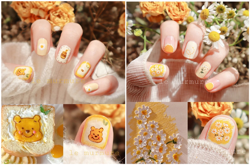 春天繁花美甲，南寧美甲造型款式學校推薦