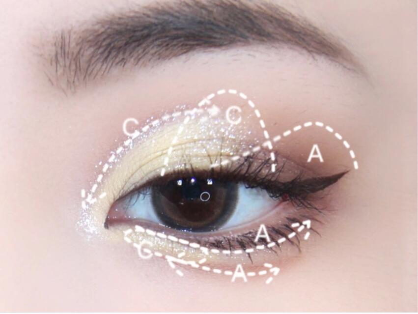 春日彩色眼妝，廣西彩妝基礎(chǔ)培訓(xùn)教學(xué)