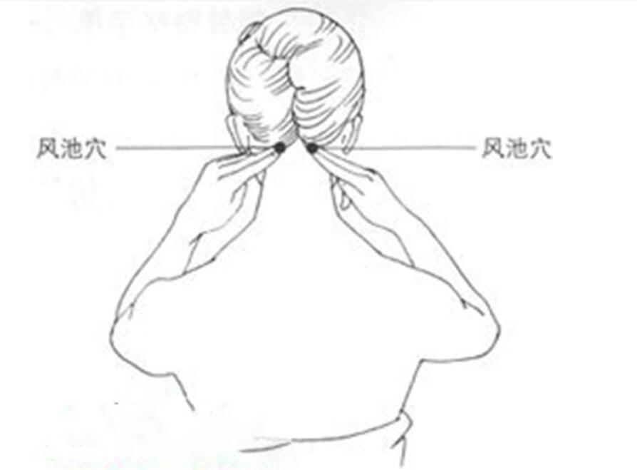 點按風池有什么作用？南寧學(xué)美容經(jīng)絡(luò)