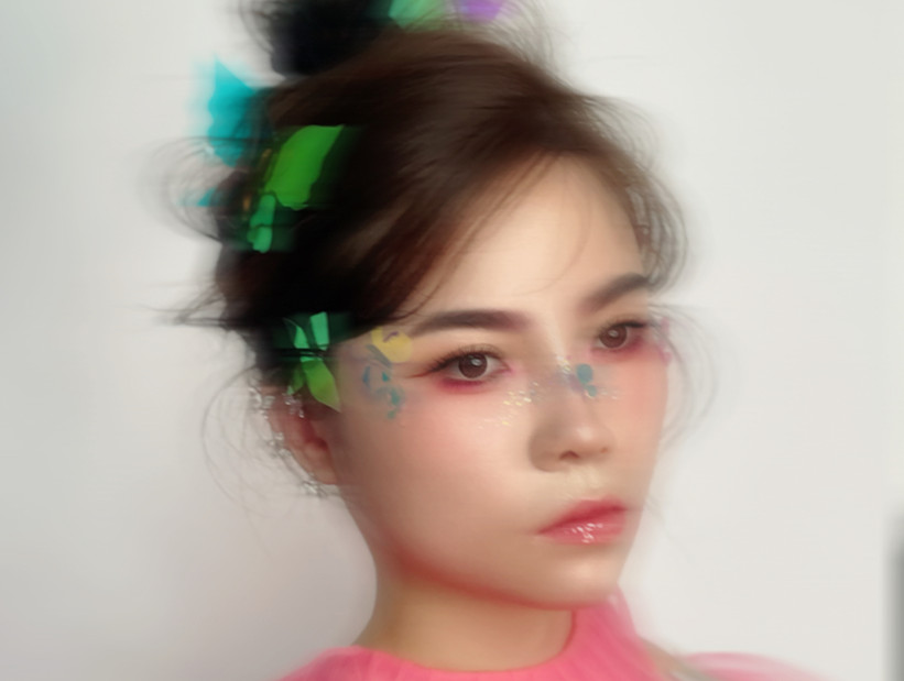 花樣抽絲新娘，廣西培訓(xùn)彩妝職業(yè)作品欣賞