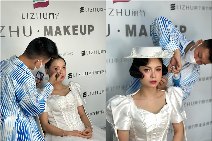 法式新娘特點，南寧化妝新娘造型培訓分享