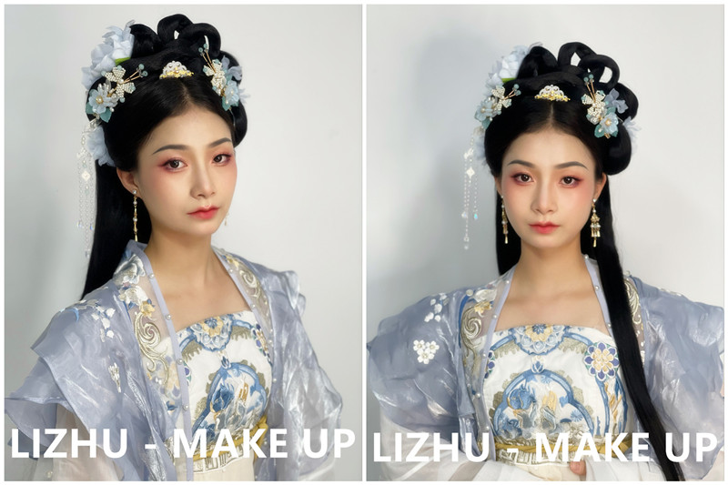 古代漢服造型，?南寧彩妝寫真培訓(xùn)作品