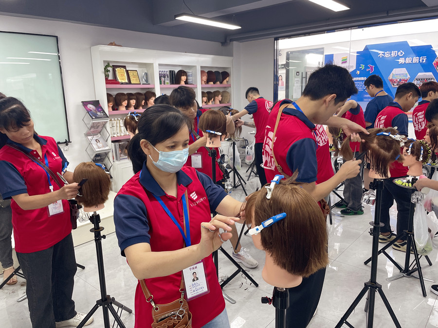 圓形堆積技巧，廣西剪發(fā)基礎(chǔ)培訓(xùn)分享