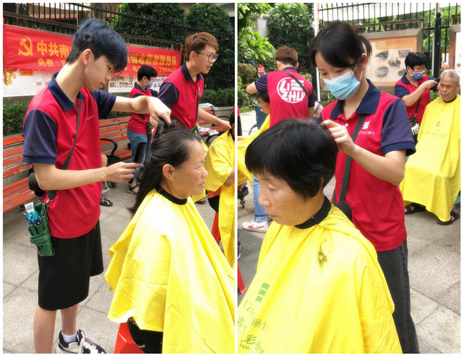 南寧小區(qū)公益美發(fā)，南寧美容美發(fā)學(xué)校進(jìn)行時(shí)