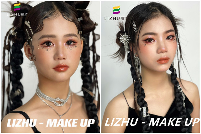 Y2K亞裔甜辣妝，南寧化妝寫(xiě)真作品