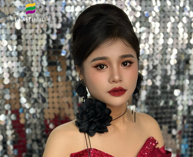 復(fù)古年會(huì)造型，南寧化妝美業(yè)學(xué)習(xí)作品