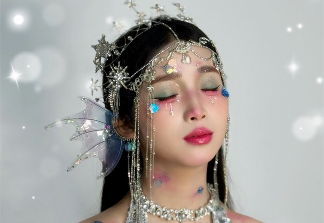 人魚公主造型，?南寧影樓化妝造型作品