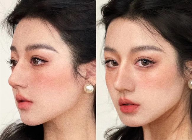 適合方圓臉的天菜畫法，廣西化妝美妝職業(yè)培訓分享