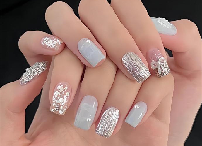 適合打工人的美甲，廣西學(xué)美甲款式