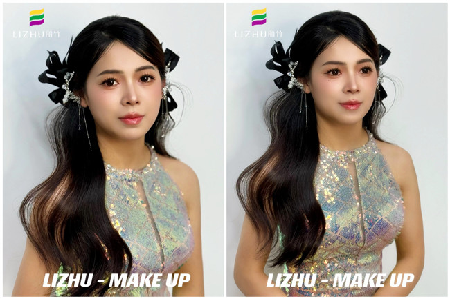 禮服造型，廣西化妝形象學(xué)校作品