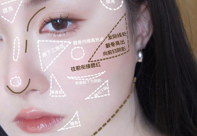 南寧學化妝沒基礎：無眼影氣質骨相妝