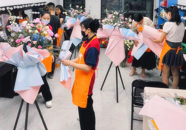 常見的開業(yè)花籃類型，南寧花藝培訓(xùn)哪里的好？