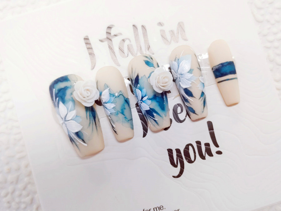 國(guó)風(fēng)雕花美，南寧美甲培訓(xùn)排名推薦