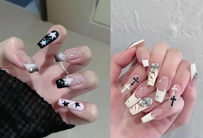 甜辣風夏日美甲，廣西美甲款式造型學校推薦