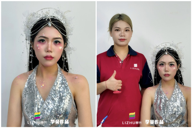 人魚公主，零基礎美妝教學學員作品