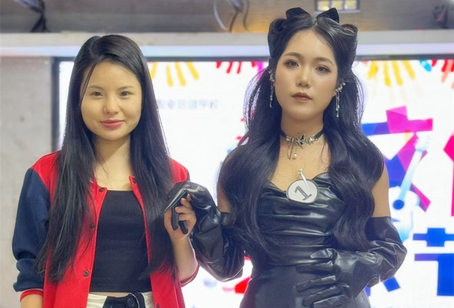 復古貓耳造型，廣西化妝彩妝造型訓練作品