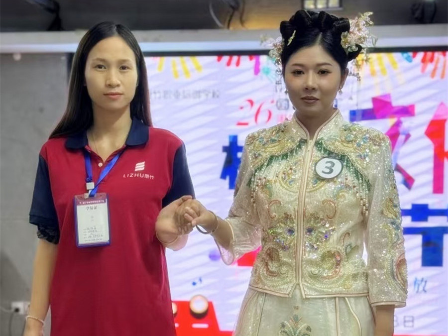 東方秀禾造型，廣西培訓(xùn)化妝師作品