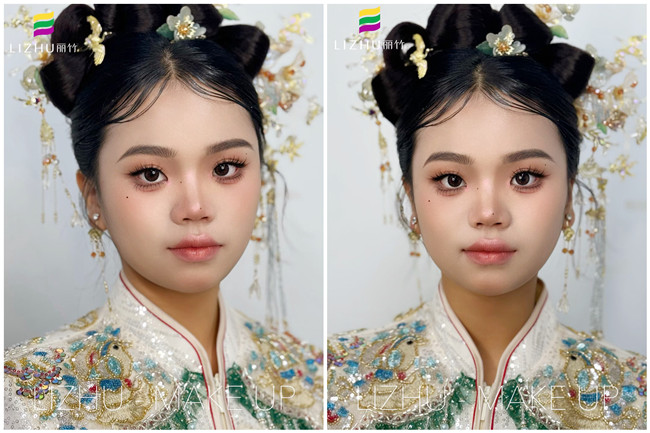 廣西學新娘造型：中式秀禾造型