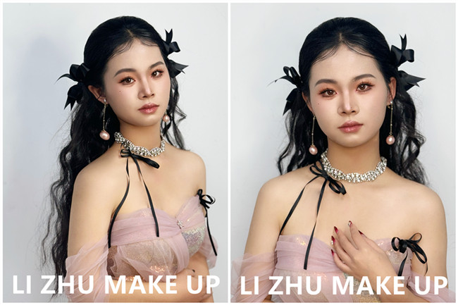 南寧化妝形象設(shè)計作品---韓式甜美新娘