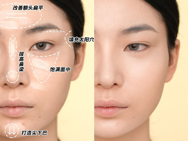 南寧美妝教學(xué)：光影化妝術(shù)教程，打造骨感臉