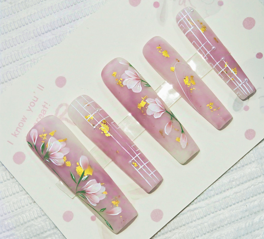 玉蘭花美甲 | 廣西學(xué)美甲哪里時尚