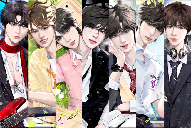 時代少年團漫畫美甲，廣西美甲師網(wǎng)紅推薦