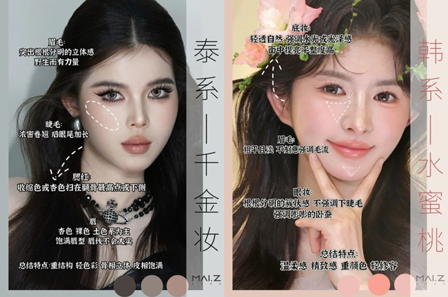 不同妝容解析，南寧專(zhuān)業(yè)化妝培訓(xùn)