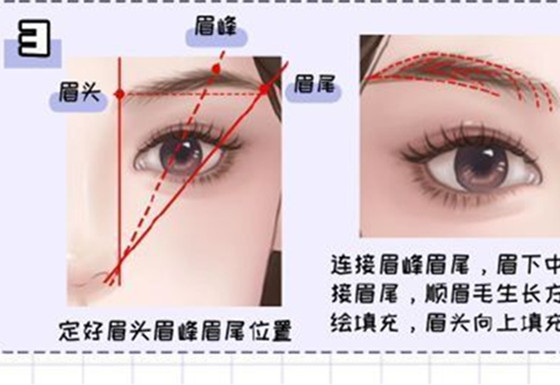 方圓臉如何畫眉？化妝新手入門教程