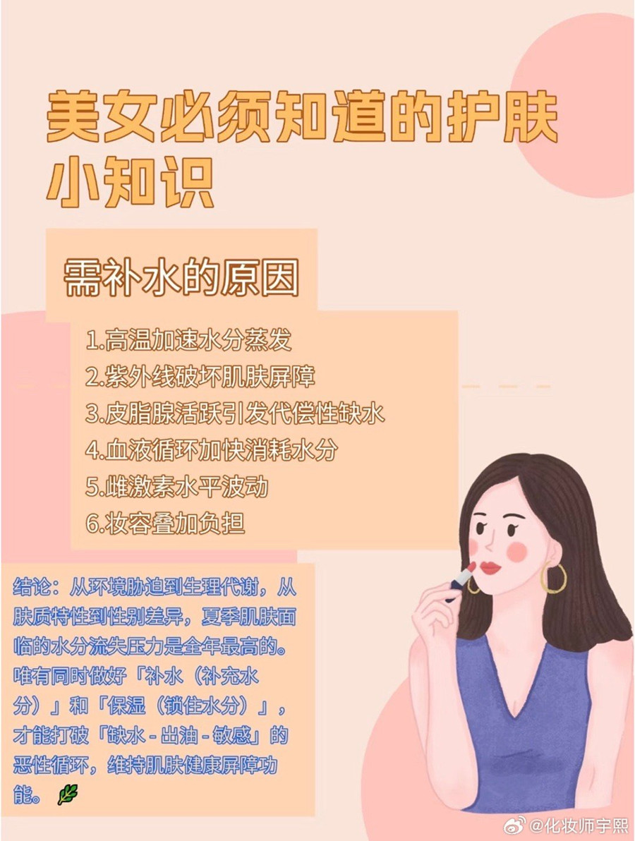 皮膚需要補(bǔ)水的原因，南寧美容師的日常