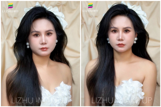 韓式人魚燙披發(fā)，廣西彩妝藝術形象