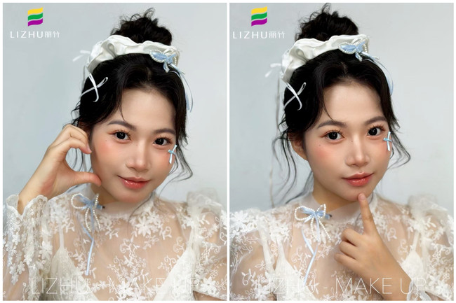 韓式丸子頭造型，南寧彩妝形象造型學(xué)校